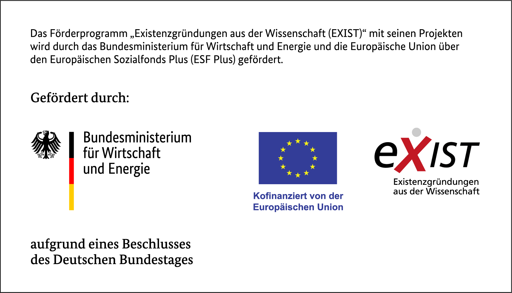 Gefördert durch EXIST