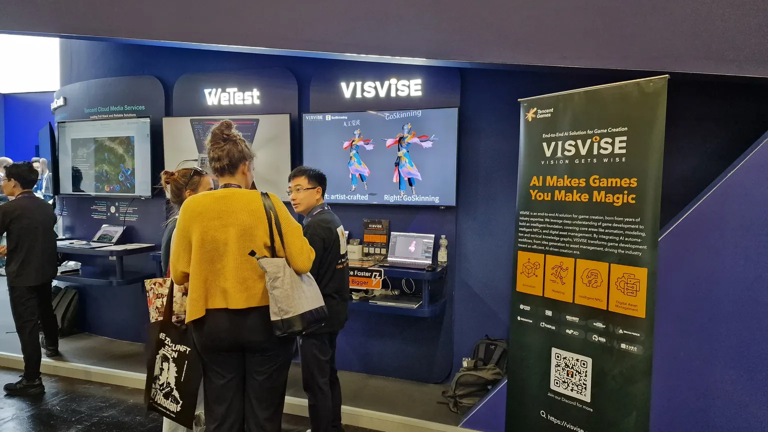 Tencent Games Visvise Booth at Gamescom 2025