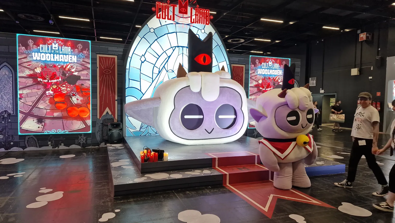 Cult of the Lamb Booth at Gamescom 2025